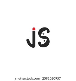 creative js bird logo design