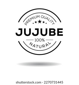 Creative (Jujube), Jujube label, vector illustration.