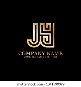 creative JY initial Letter logo, logo monogram, clean and modern design