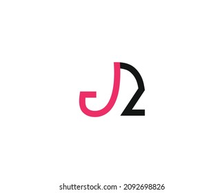 Creative JZ Letter Logo Template Vector Design