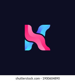 Creative K Business Logo Design Template | K Modern Company Logo | K Letter Logo Vector 