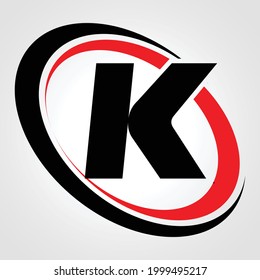 diseño de logotipo de letras k creativas