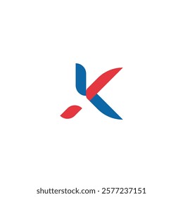 creative k letter logo design