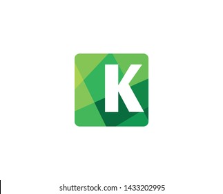 Creative K Letter Talk Bubble Logo Design Symbol Vector Illustration