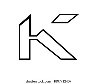kreative k-Logo-Briefdesigns