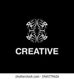 Kreatives Kaleidoskopisches Logo EPS10 Abstrakt
