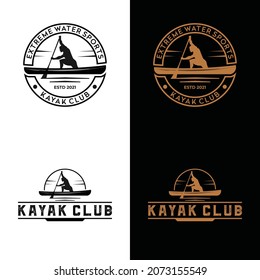 creative kayak logo design inspiration