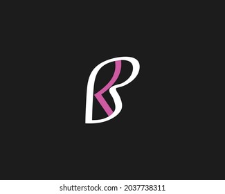 Vector de plantilla de diseño de logotipo de carta de KB creativos