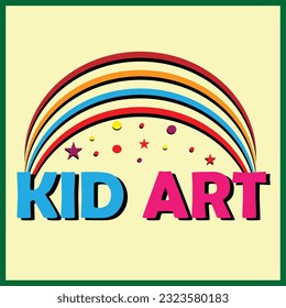 Creative kid art design frame" kid art design"