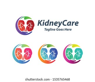 Creative Kidney Care logo Template, Health Kidney logo design