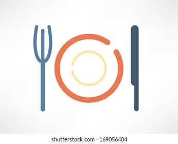 creative kitchen items icon