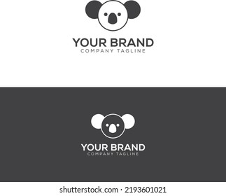 creative koala bear logo design