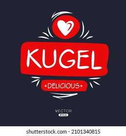 Creative (Kugel) logo, Kugel  sticker, vector illustration.