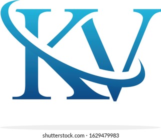 kv logo design