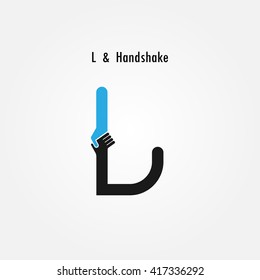 Creative L- letter icon abstract logo design vector template.Business offer,partnership icon.Corporate business and industrial logotype symbol.Vector illustration