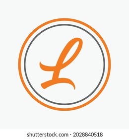 creative L letter logo design