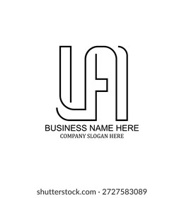 Creative LA logo design, modern minimalist branding, unique la icon, professional LA identity, clean versatile visual identity