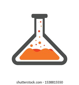 creative lab bottle vector logo design