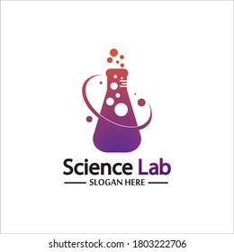 Plantilla de diseño de logotipo de concepto de laboratorio creativo