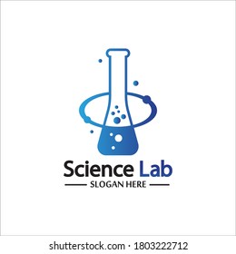 Creative Laboratory Concept Logo Design Template