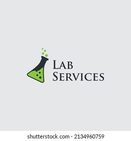 Creative Laboratory Concept Logo Design Template DNA logo designs concept, science and medicine creative symbol, lab logo template.