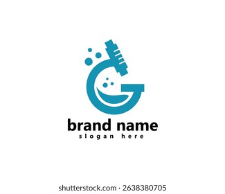 creative laboratory logo, microscope like lab bottle, logo design template