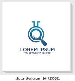 creative labs logo template design vector, security labs logo design inspiration