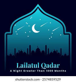 Creative Lailatul Qadar Theme - Perfect for Spiritual Reflections