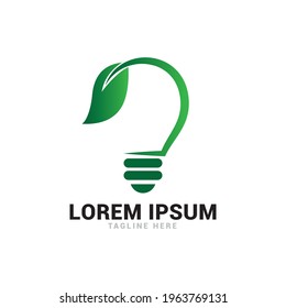 plantilla vectorial de icono del logotipo de la lámpara creativa.