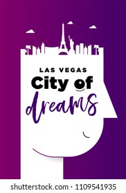 Creative Las Vegas City Poster Idea