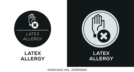 Creative (Latex allergy) Icon, Vector sign.