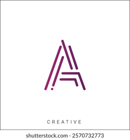 A Creative Latter Logo Design. By Custom Branding Logo. Creative Logo Design. Logo Template. Vector illustration. Modern Design. Monogram Design