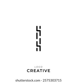 I Creative Latter Logo Design. By Custom Branding Logo. Creative Logo Design. Logo Template. Vector illustration. Modern Design. Monogram Design