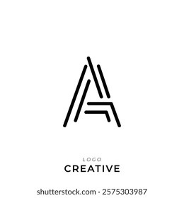 A Creative Latter Logo Design. By Custom Branding Logo. Creative Logo Design. Logo Template. Vector illustration. Modern Design. Monogram Design