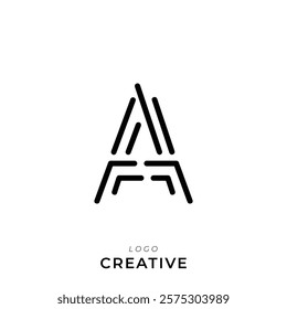 A Creative Latter Logo Design. By Custom Branding Logo. Creative Logo Design. Logo Template. Vector illustration. Modern Design. Monogram Design