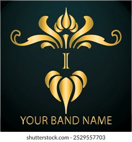 kreatives i-latter Logo-Design mit Luxus i-ter modernes Business-Vektor-Template. kreativ im Monogramm letzteres und isoliert letzteres , königliches Logo mit goldener Farbe
