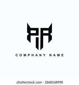 Creative latter P I R combination logo  