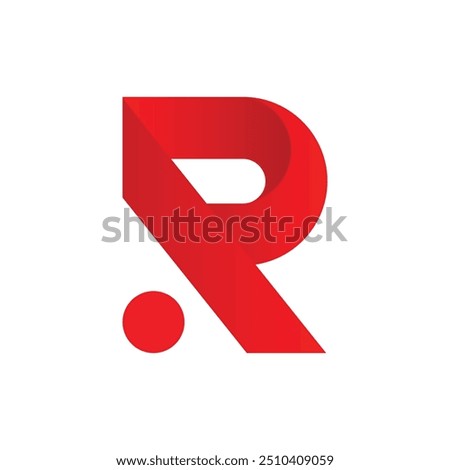 Creative latter R logo, R Logo Design Template Vector Graphic Branding Element.