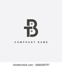 Creative Latter T B Initials Property Logo Design