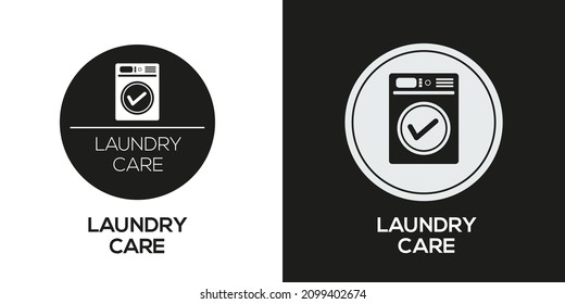 Creative (Laundry care) Icon ,Vector sign.