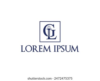 Creative law firm logo design or Modern and Professional Advocate logo design template