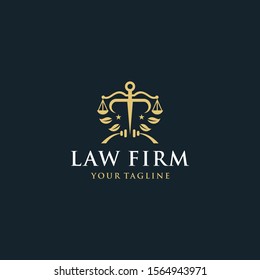 Creative Law Office Logo Design Template