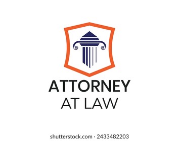 creative law office logo design template