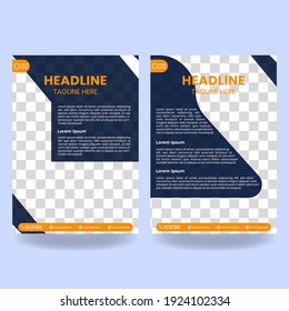 creative layout design with cover page for annual report, flyer, presentation, book, leaflet, magazine, company profile, Editable template cover design