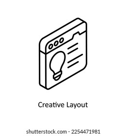 Creative Layout Vector Isometric Outline icon for your digital or print projects.