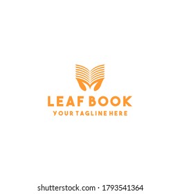 Diseño del logo de un libro de hojas creativas