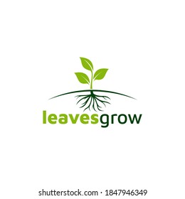 Creative Leaf Concept Logo Design Template. Vector illustration