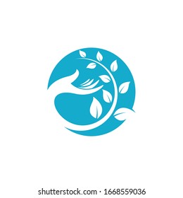 Icono de hoja creativa ilustración.