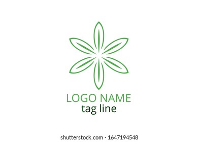 Creative leaf icon sign design. Template logo for any business like healthy organization, consultant, finance, hospital, investment corporate, resident company.