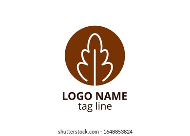 Creative leaf icon sign design. Template logo for any business like healthy organization, consultant, finance, hospital, investment corporate, resident company.